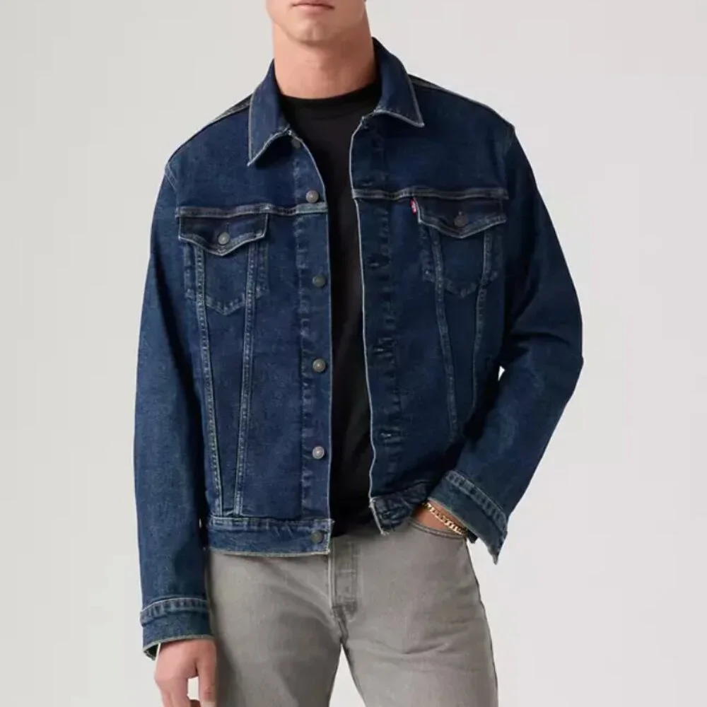 Levi's Trucker Jacket, Colusa - Medium Wash, Size Medium, EUC